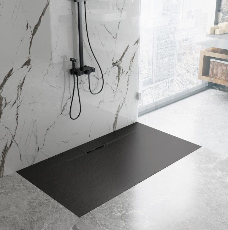 Black Color Shower Tray