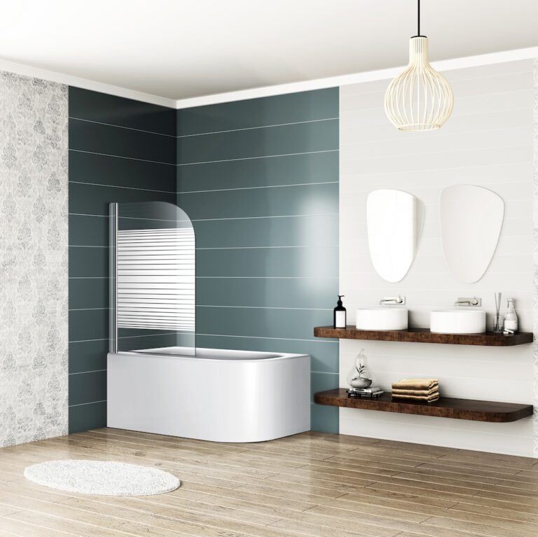 bathtub fixed shower screen