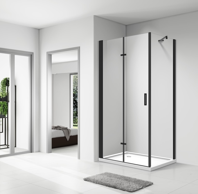frameless glass shower room