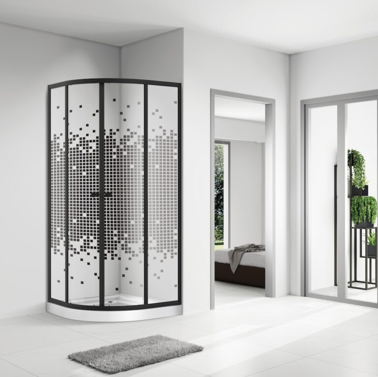 Double Sliding Door Shower Cabin