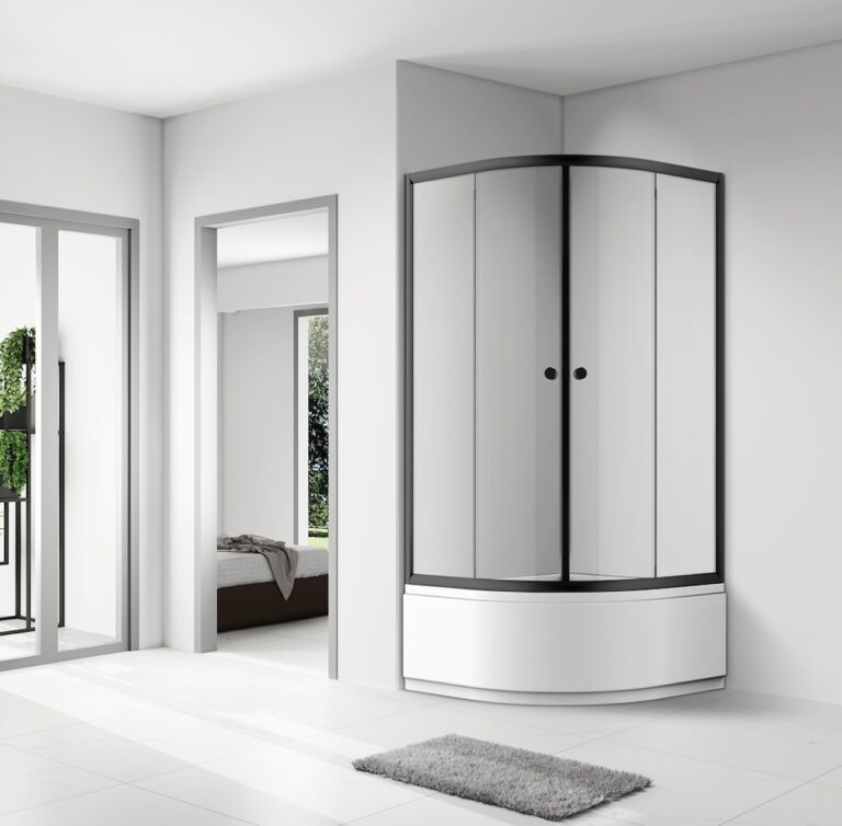 Walk-in Shower Room with Glass Panels