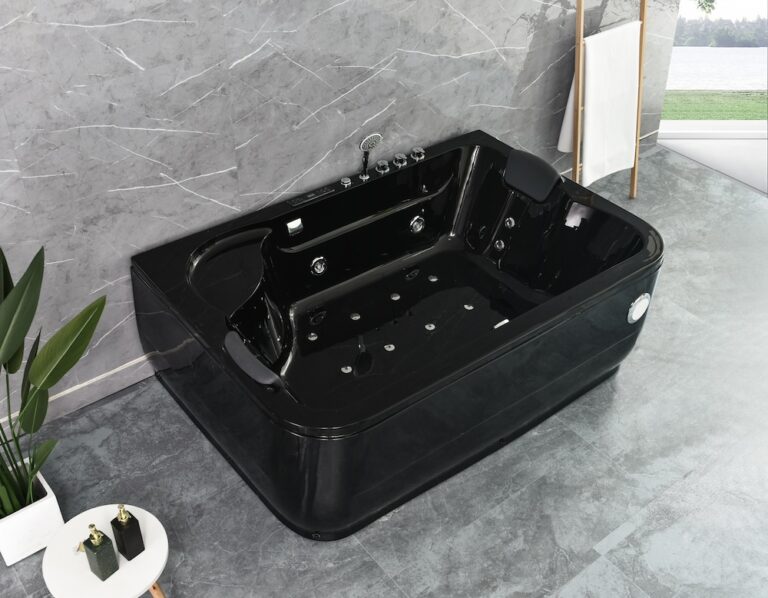 Acrylic Whirlpool Bathtub For 2 Person